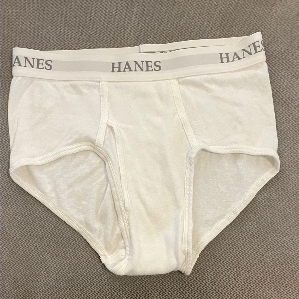 NWOT Hanes Men's Classic Tighty Whities White Briefs